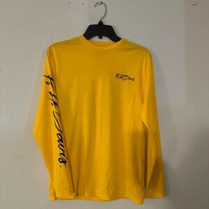 Men's Yellow Long Sleeve Shirt